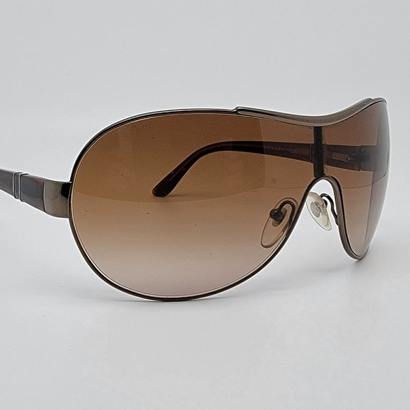 Persol 2304-S 618/13 Gloss Copper Frame Brown Gradient Lens Shield Sunglasses main image 7